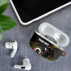 Custom Panthers AirPods Case Warrior Mascot With Aboriginal Indigenous