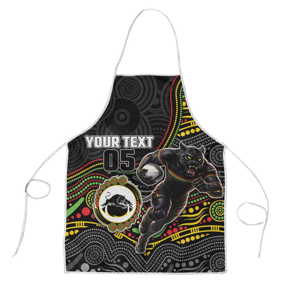 Custom Panthers Apron Warrior Mascot With Aboriginal Indigenous