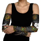Custom Panthers Arm Sleeves Warrior Mascot With Aboriginal Indigenous