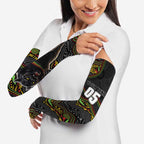 Custom Panthers Arm Sleeves Warrior Mascot With Aboriginal Indigenous