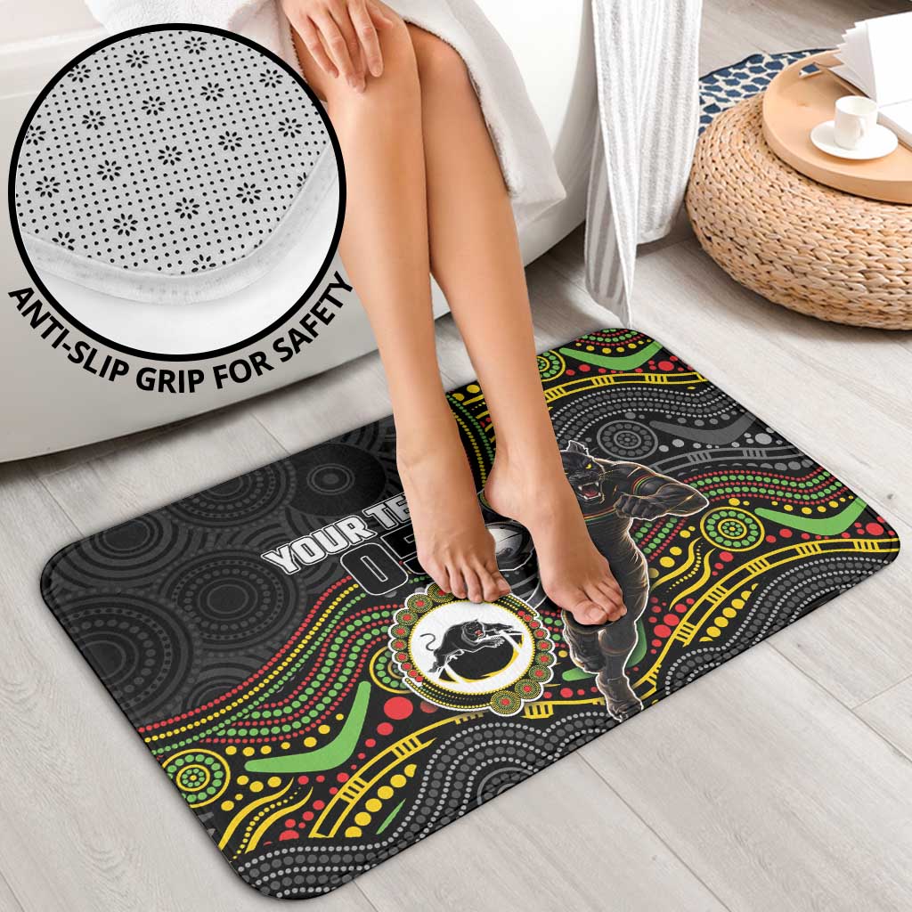 Custom Panthers Bathroom Set Warrior Mascot With Aboriginal Indigenous