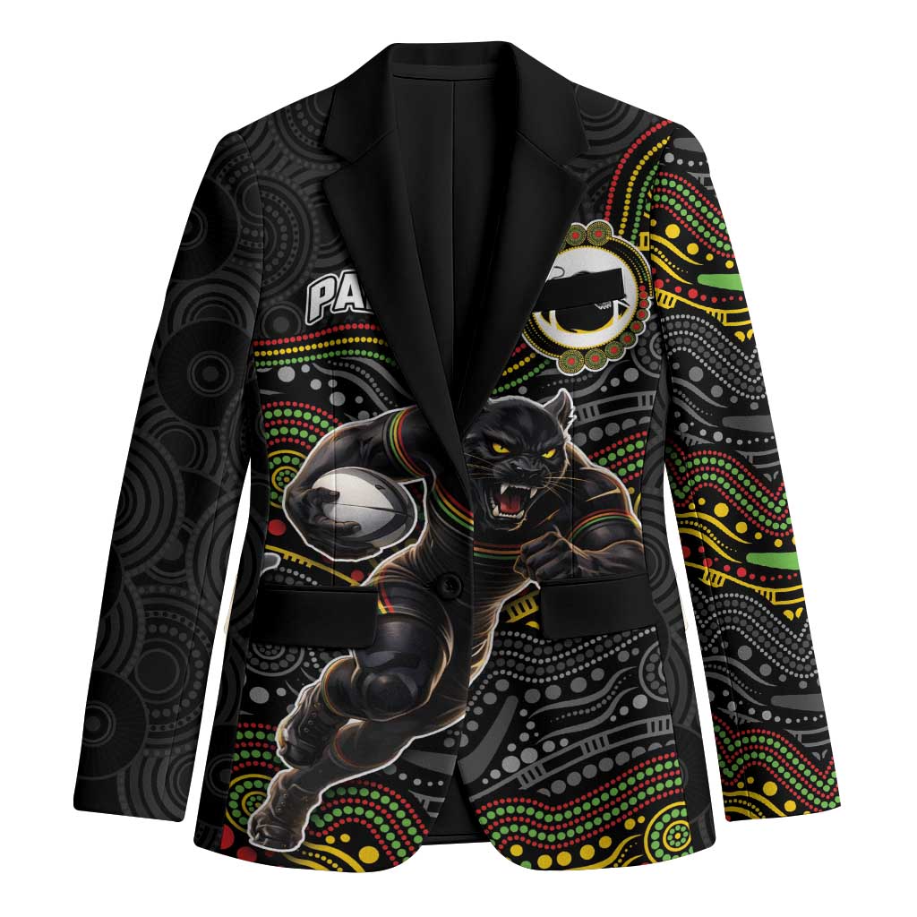 Custom Panthers Blazer Warrior Mascot With Aboriginal Indigenous