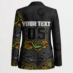 Custom Panthers Blazer Warrior Mascot With Aboriginal Indigenous