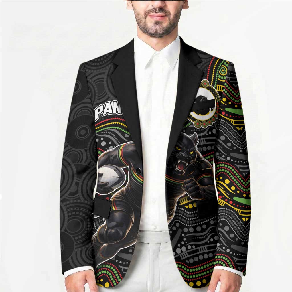 Custom Panthers Blazer Warrior Mascot With Aboriginal Indigenous