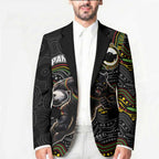 Custom Panthers Blazer Warrior Mascot With Aboriginal Indigenous