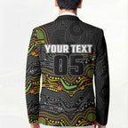 Custom Panthers Blazer Warrior Mascot With Aboriginal Indigenous