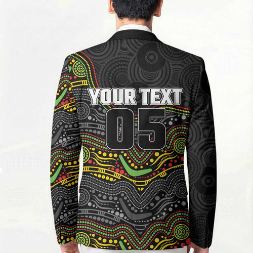 Custom Panthers Blazer Warrior Mascot With Aboriginal Indigenous