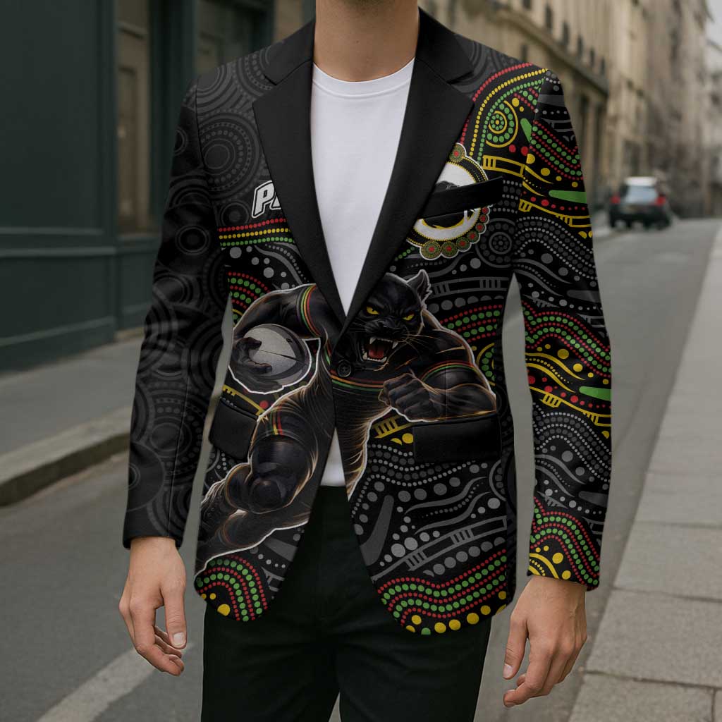 Custom Panthers Blazer Warrior Mascot With Aboriginal Indigenous