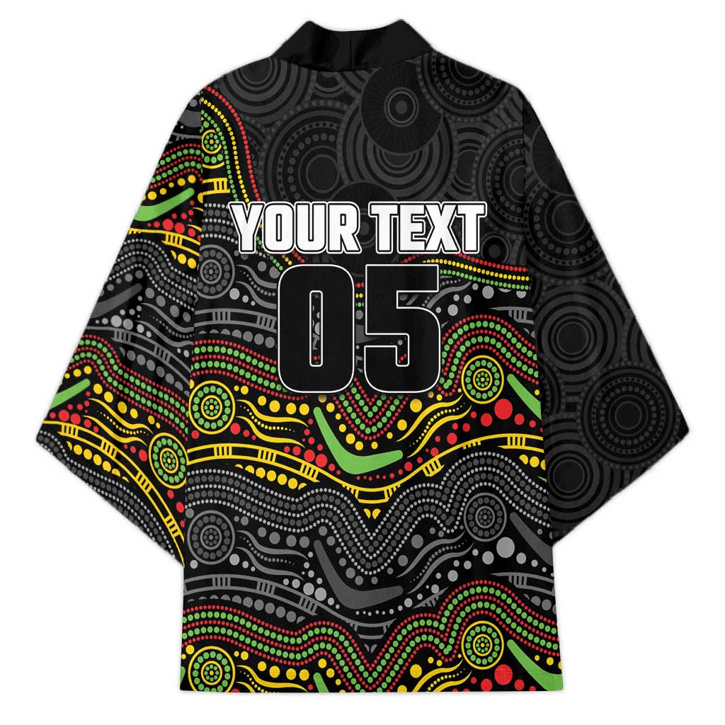 Custom Panthers Kimono Warrior Mascot With Aboriginal Indigenous