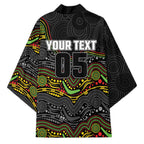Custom Panthers Kimono Warrior Mascot With Aboriginal Indigenous