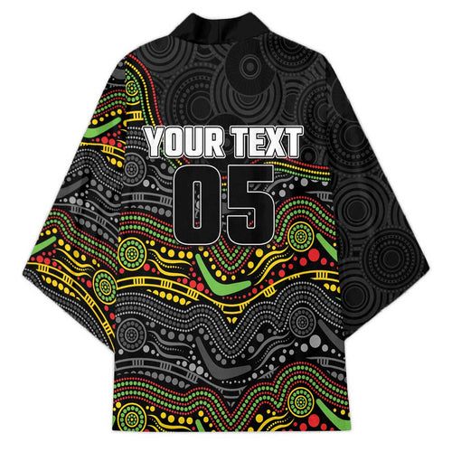 Custom Panthers Kimono Warrior Mascot With Aboriginal Indigenous
