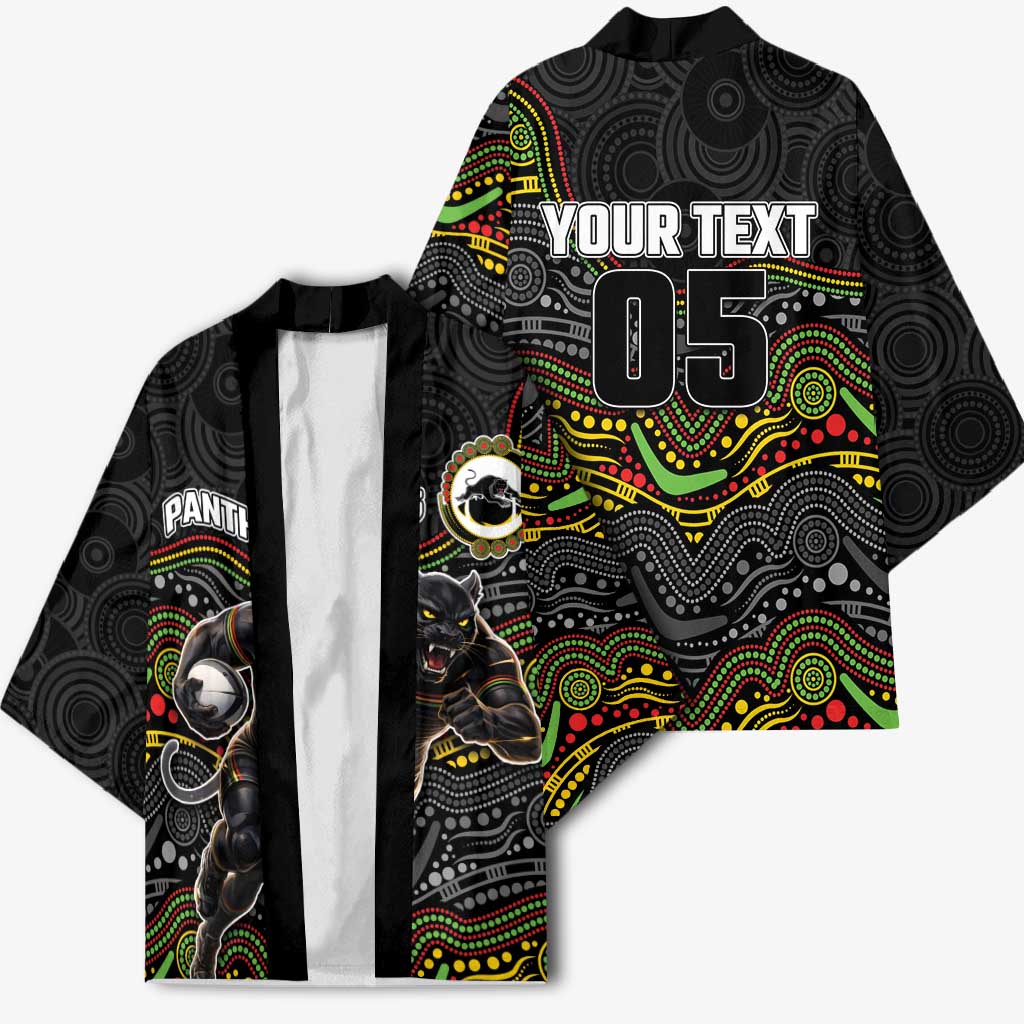 Custom Panthers Kimono Warrior Mascot With Aboriginal Indigenous