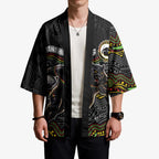 Custom Panthers Kimono Warrior Mascot With Aboriginal Indigenous