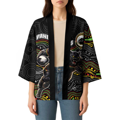 Custom Panthers Kimono Warrior Mascot With Aboriginal Indigenous