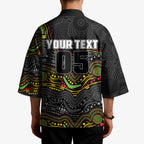Custom Panthers Kimono Warrior Mascot With Aboriginal Indigenous