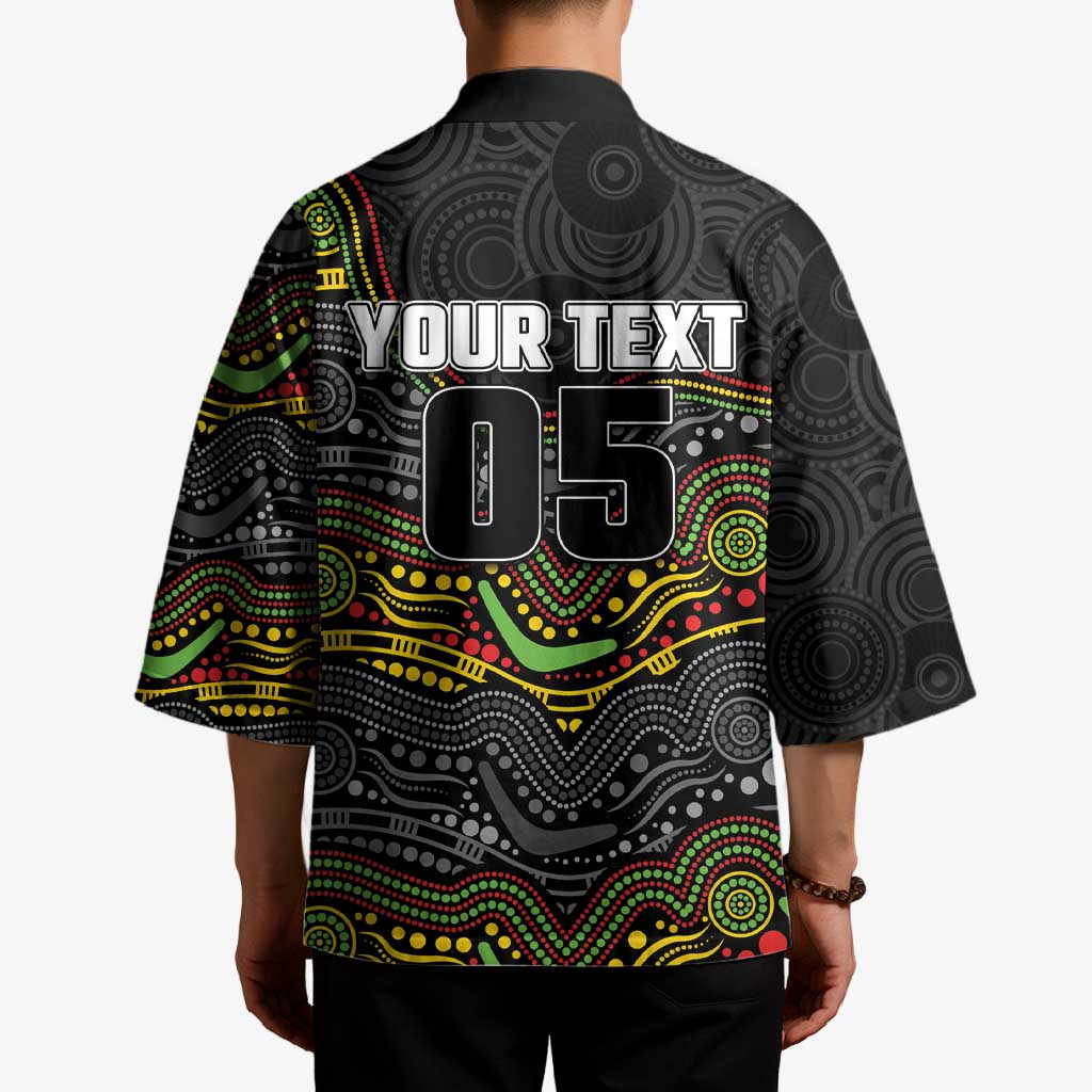 Custom Panthers Kimono Warrior Mascot With Aboriginal Indigenous