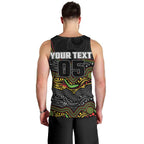 Custom Panthers Men Tank Top Warrior Mascot With Aboriginal Indigenous
