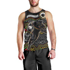 Custom Panthers Men Tank Top Warrior Mascot With Aboriginal Indigenous
