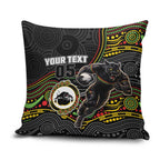 Custom Panthers Pillow Cover Warrior Mascot With Aboriginal Indigenous