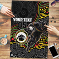 Custom Panthers Puzzle Warrior Mascot With Aboriginal Indigenous