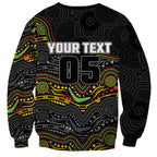Custom Panthers Sweatshirt Warrior Mascot With Aboriginal Indigenous