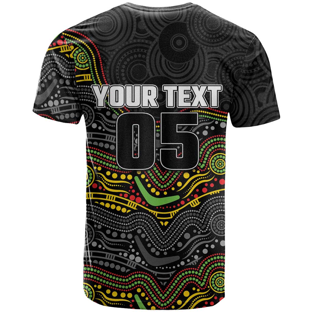 Custom Panthers T Shirt Warrior Mascot With Aboriginal Indigenous