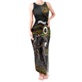 Custom Panthers Tank Maxi Dress Warrior Mascot With Aboriginal Indigenous