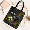 Custom Panthers Tote Bag Warrior Mascot With Aboriginal Indigenous