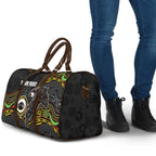 Custom Panthers Travel Bag Warrior Mascot With Aboriginal Indigenous