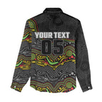 Custom Panthers Women Casual Shirt Warrior Mascot With Aboriginal Indigenous