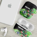 Custom Raiders AirPods Case Viking Mascot With Aboriginal Indigenous