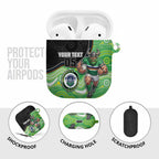 Custom Raiders AirPods Case Viking Mascot With Aboriginal Indigenous