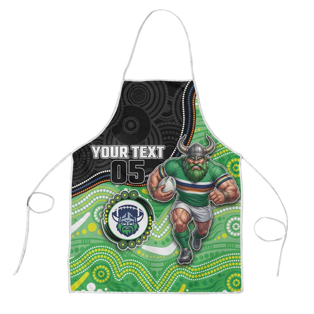 Custom Raiders Apron Viking Mascot With Aboriginal Indigenous