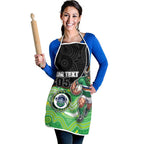 Custom Raiders Apron Viking Mascot With Aboriginal Indigenous