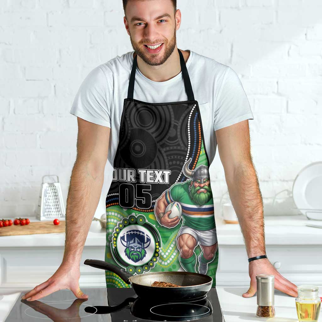 Custom Raiders Apron Viking Mascot With Aboriginal Indigenous