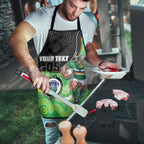 Custom Raiders Apron Viking Mascot With Aboriginal Indigenous