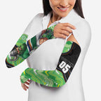 Custom Raiders Arm Sleeves Viking Mascot With Aboriginal Indigenous