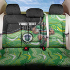 Custom Raiders Back Car Seat Cover Viking Mascot With Aboriginal Indigenous