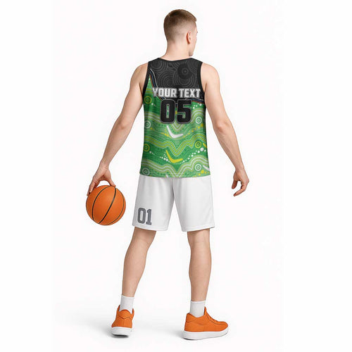 Custom Raiders Basketball Jersey Viking Mascot With Aboriginal Indigenous
