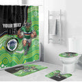 Custom Raiders Bathroom Set Viking Mascot With Aboriginal Indigenous
