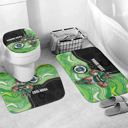 Custom Raiders Bathroom Set Viking Mascot With Aboriginal Indigenous