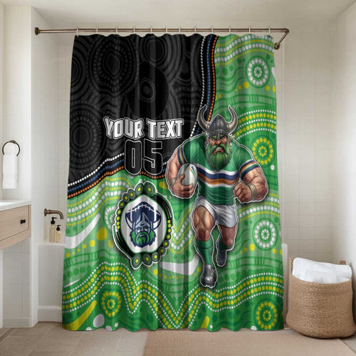 Custom Raiders Bathroom Set Viking Mascot With Aboriginal Indigenous