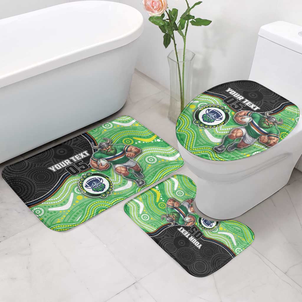 Custom Raiders Bathroom Set Viking Mascot With Aboriginal Indigenous