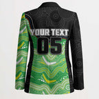 Custom Raiders Blazer Viking Mascot With Aboriginal Indigenous