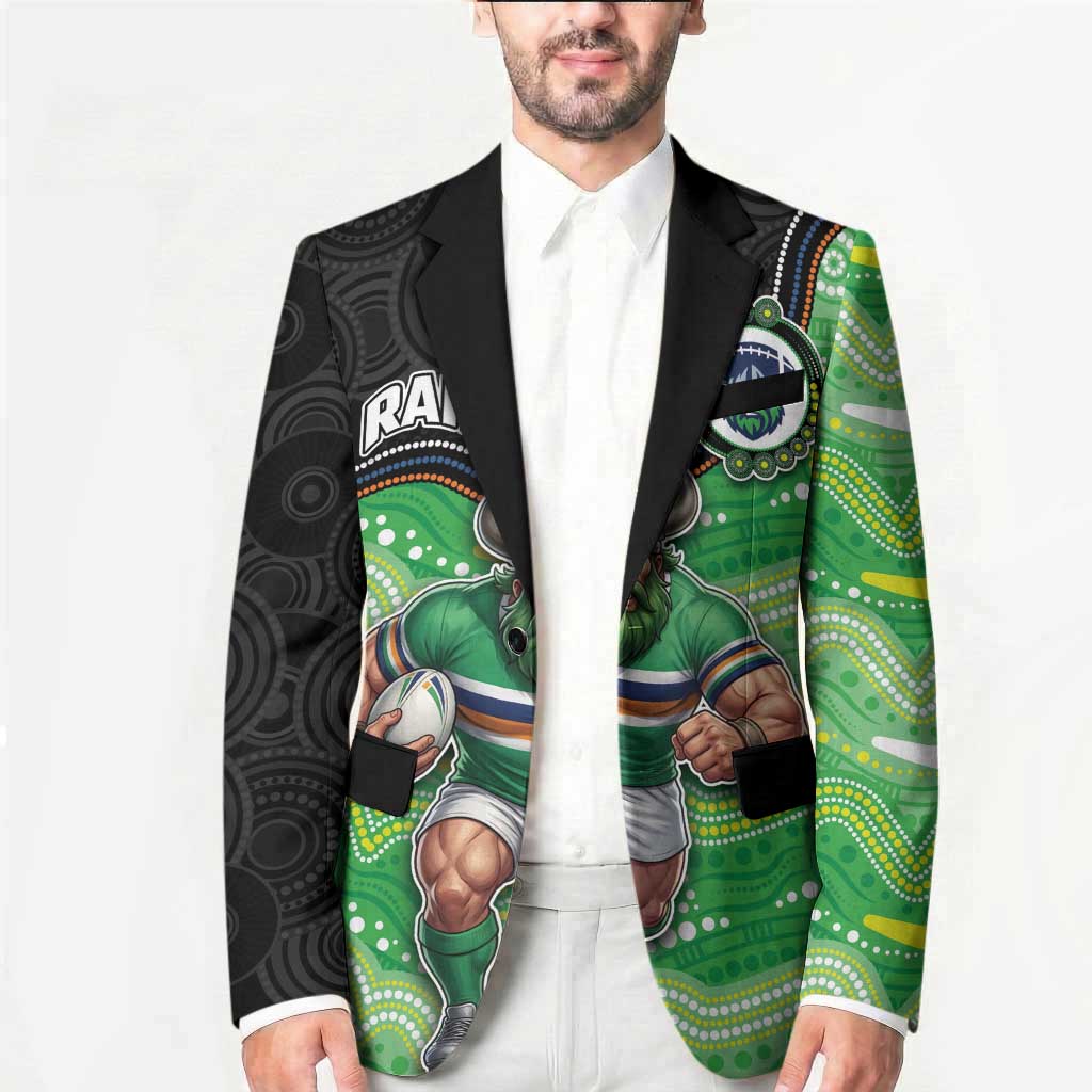Custom Raiders Blazer Viking Mascot With Aboriginal Indigenous
