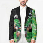Custom Raiders Blazer Viking Mascot With Aboriginal Indigenous