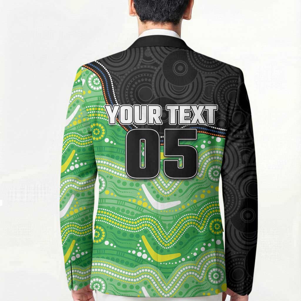 Custom Raiders Blazer Viking Mascot With Aboriginal Indigenous
