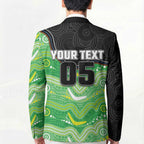 Custom Raiders Blazer Viking Mascot With Aboriginal Indigenous