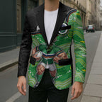 Custom Raiders Blazer Viking Mascot With Aboriginal Indigenous