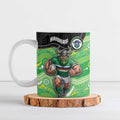Custom Raiders Ceramic Mug Viking Mascot With Aboriginal Indigenous